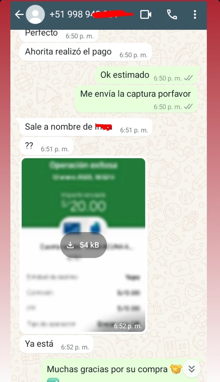 Venta realizada 14