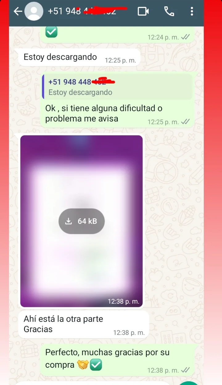 Venta realizada 18