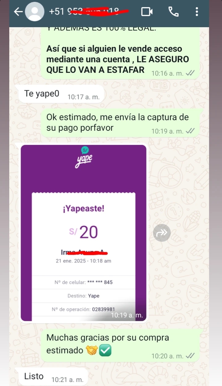 Venta realizada 19