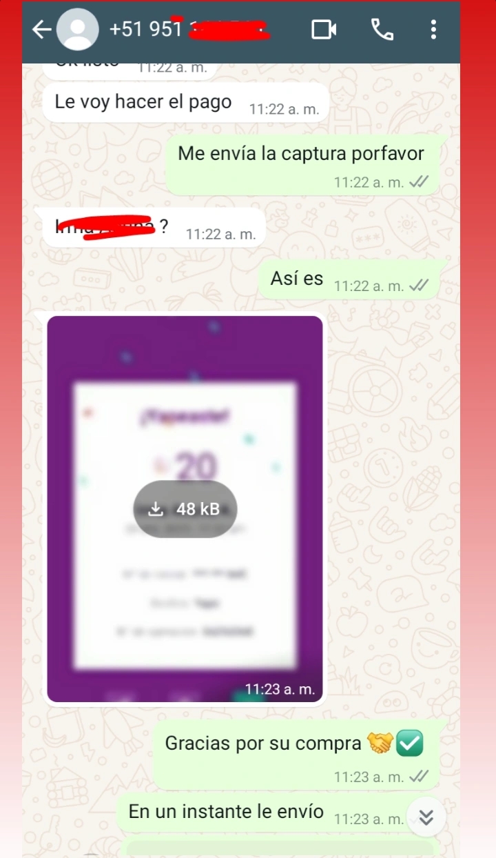 Venta realizada 28