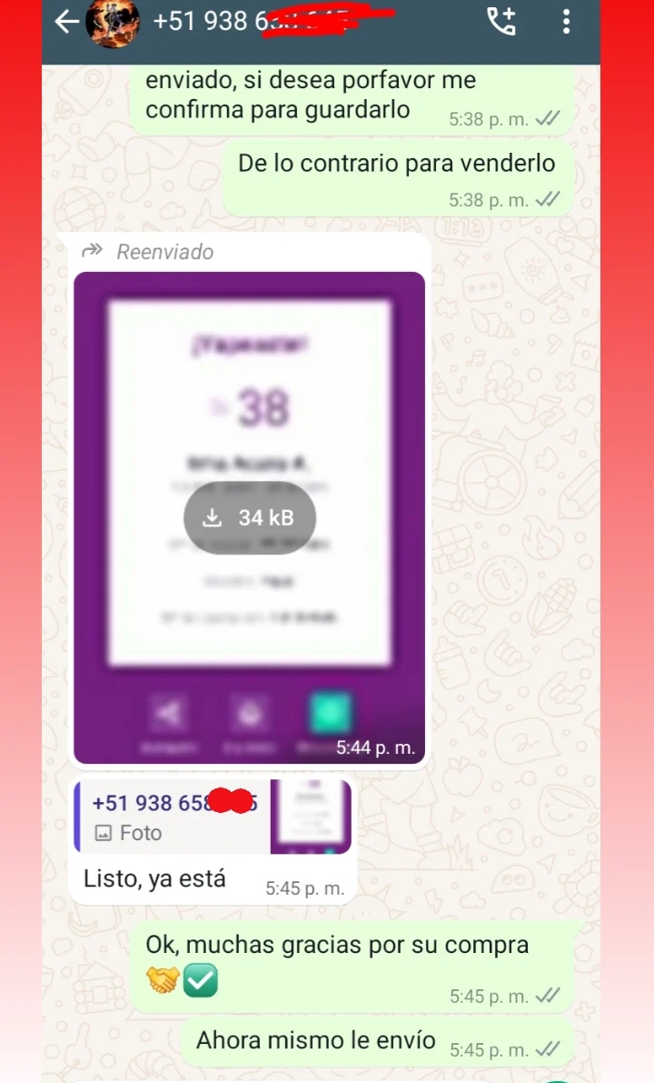 Venta realizada 3