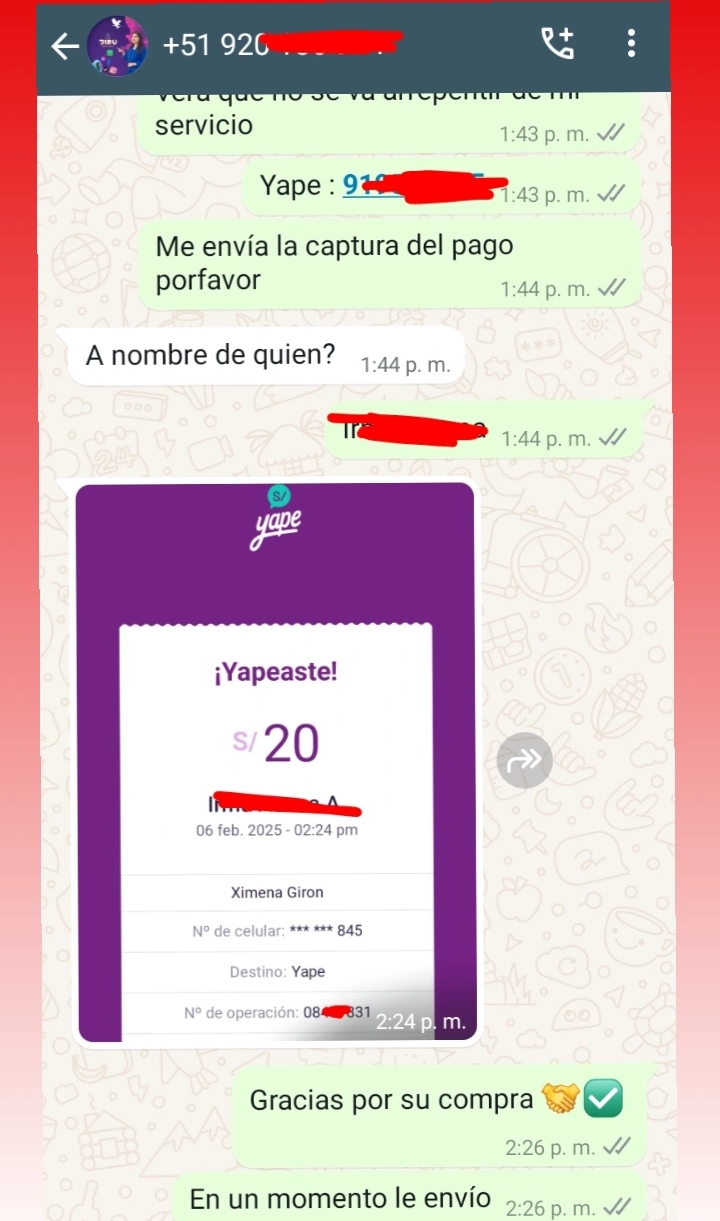 Venta realizada 30