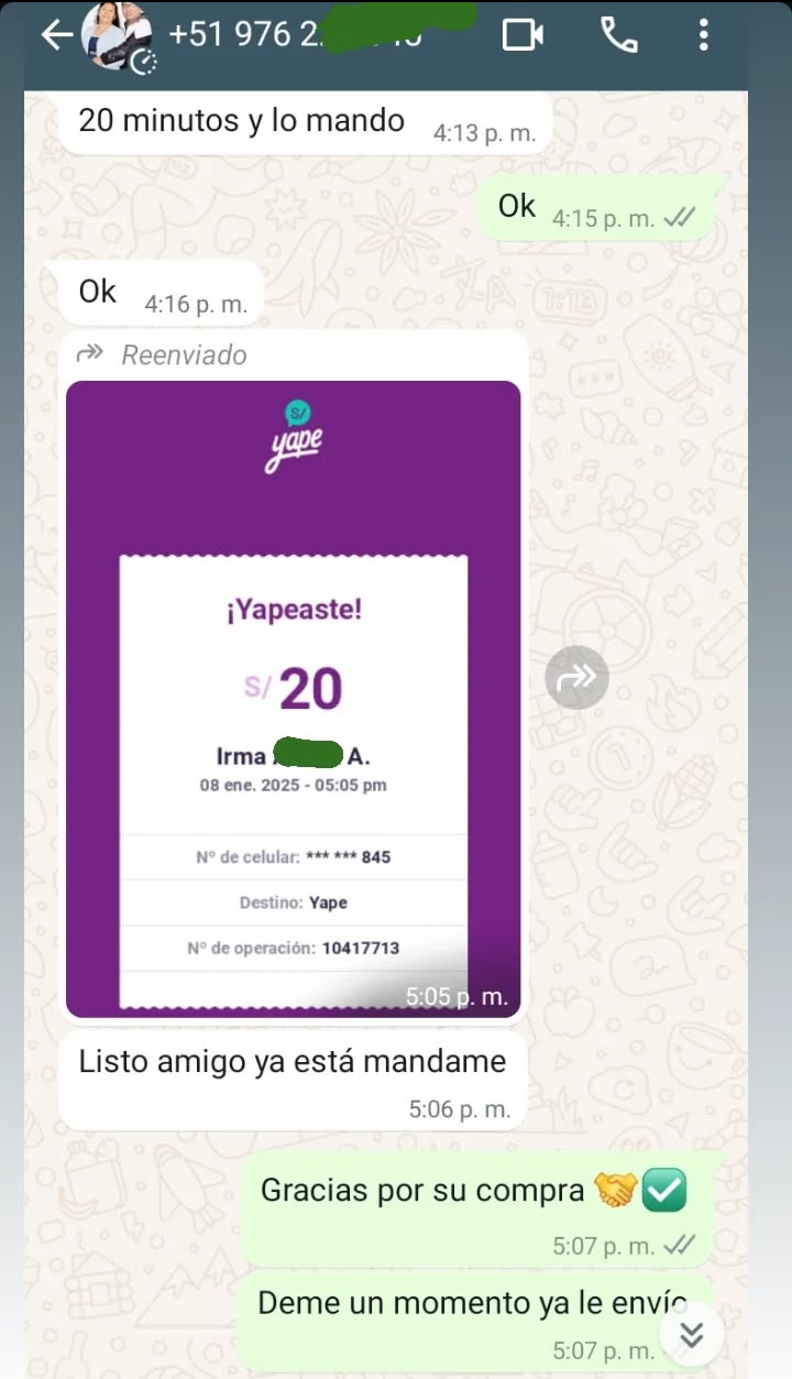Venta realizada 6